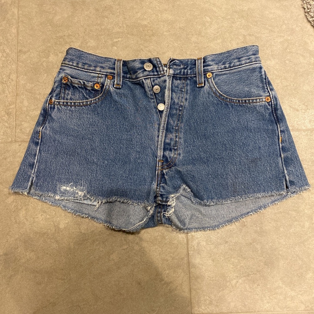 Re/Done Denim Shorts